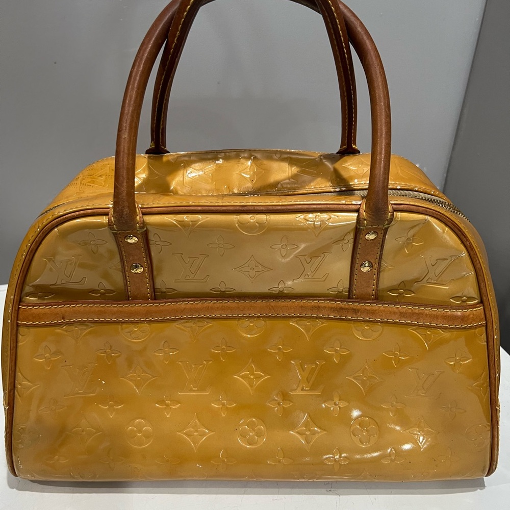 LV Louis Vuitton Monogram Vernis Boston